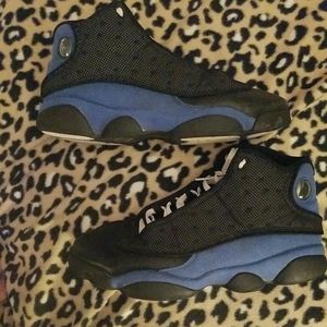 Jordan 13 Retro Black Hyper Royal. Size 12 Mens.